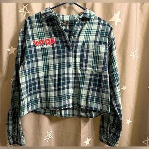 Netflix Stranger Things Cotton Cropped Flannel from No Boundaries